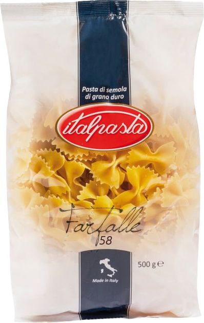 Макарони ITALPASTA твердих сортів Фарфалле Італія 500г